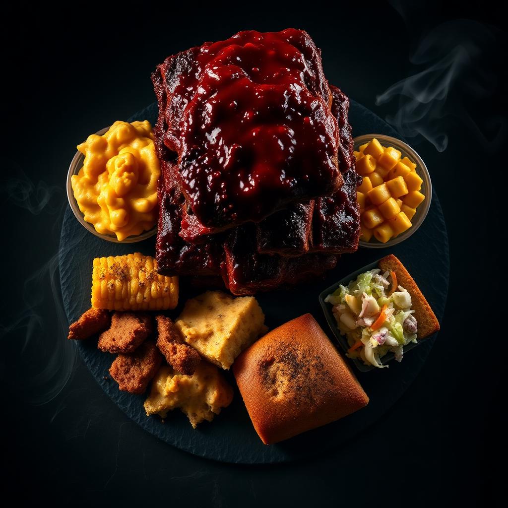 The Sunday Rib Dinner Combo plate